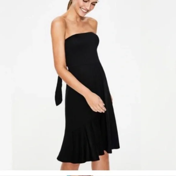 Boden Black Halter Dress - Picture 7 of 9